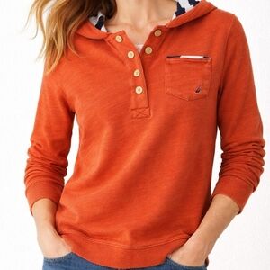 Nautica Coral Woman's Hoodie Sz M